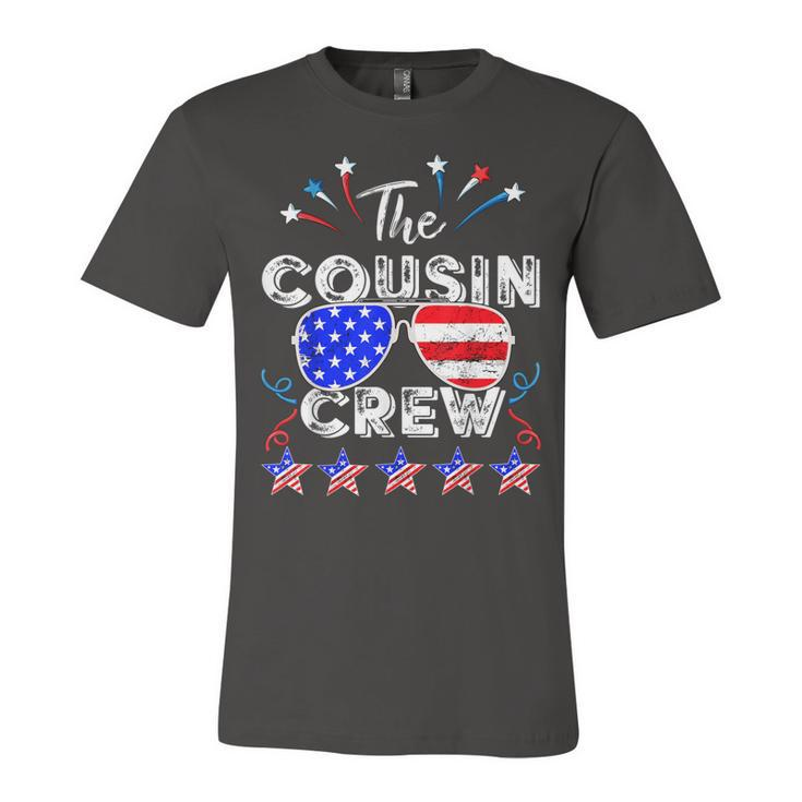 Cousin Crew 4Th Of July Patriotic American Family Matching  V2 Unisex Jersey Short Sleeve Crewneck Tshirt