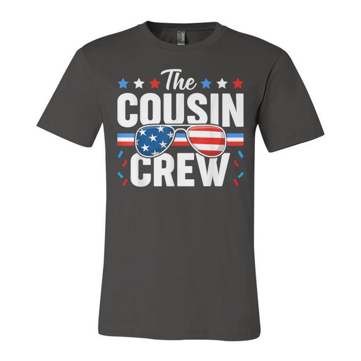 Cousin Crew 4Th Of July Patriotic American Family Matching  V8 Unisex Jersey Short Sleeve Crewneck Tshirt