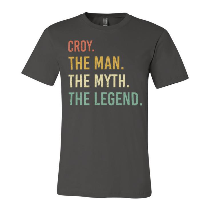 Croy Name Shirt Croy Family Name V3 Unisex Jersey Short Sleeve Crewneck Tshirt