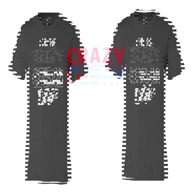 Cuban Wife Cuba Husband Graphic Print Jersey T-Shirt