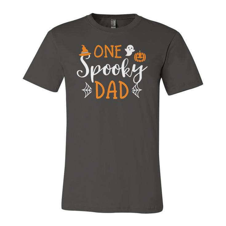 Cute Matching Halloween S One Spooky Dad Jersey T-Shirt