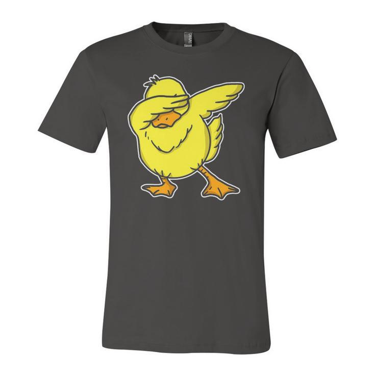 Dabbing Duck Dab Dance Cool Duckling Lover Jersey T-Shirt