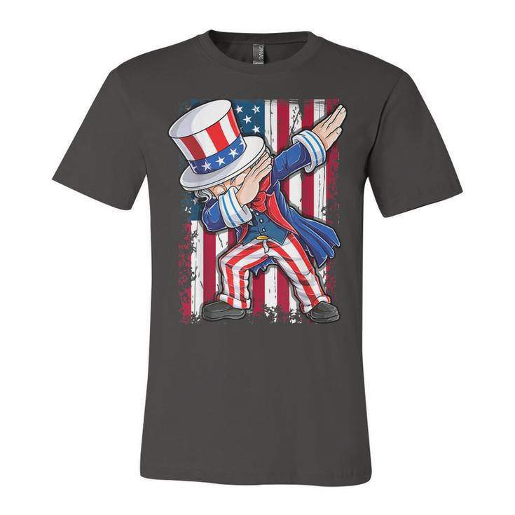 Dabbing Uncle Sam T  4Th Of July Men Kids Boys Gifts  Unisex Jersey Short Sleeve Crewneck Tshirt