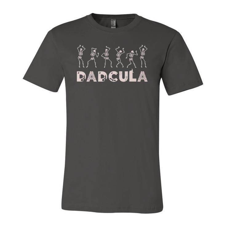 Dad Daddy Dracula Spooky Outfit For Halloween Distressed Jersey T-Shirt