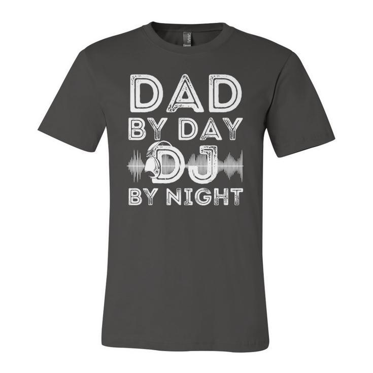 Dad By Day Dj By Night Disc Jockey Dj Player Jersey T-Shirt