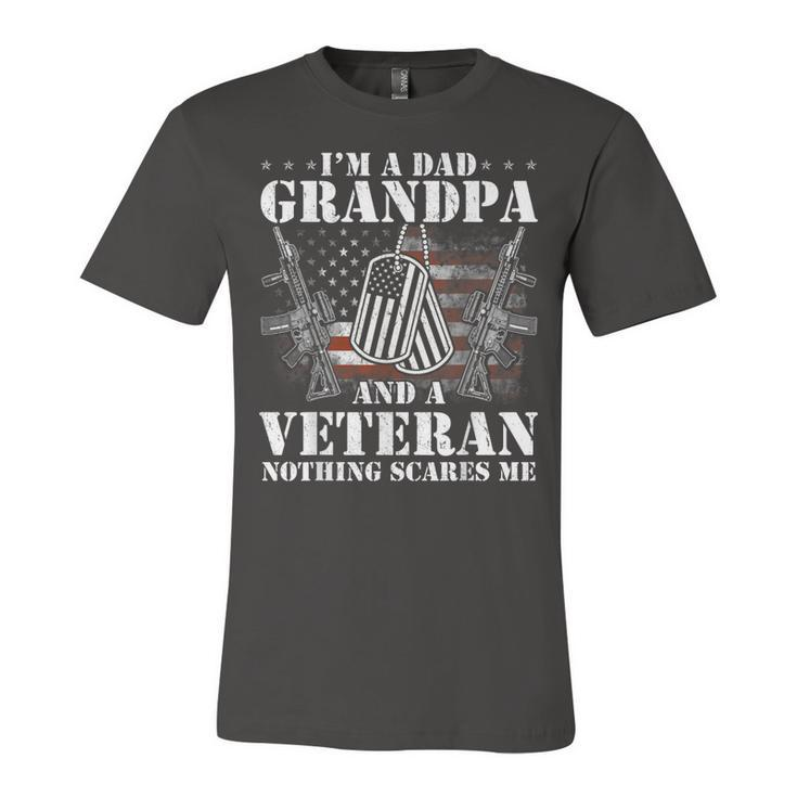 I Am A Dad Grandpa Veteran Fathers Day Jersey T-Shirt