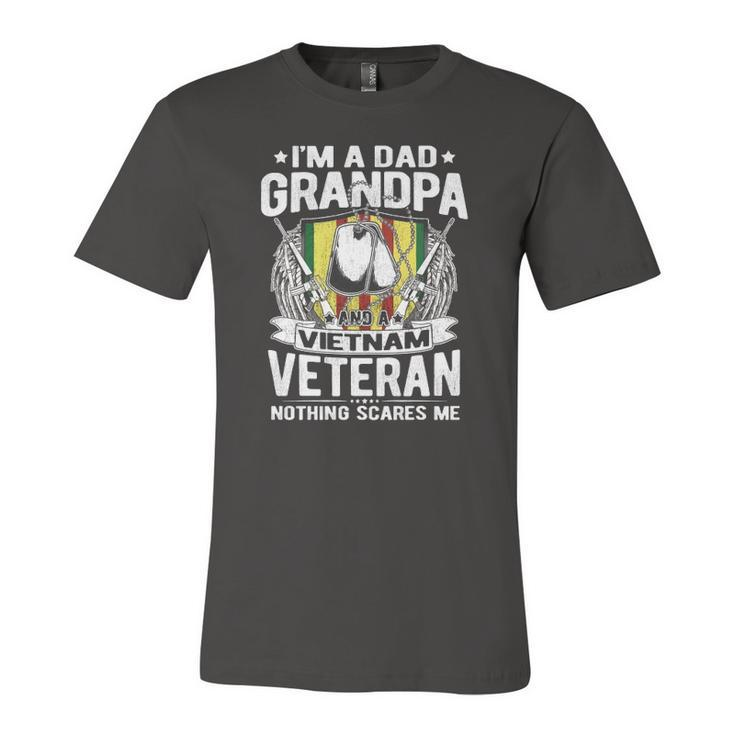 A Dad Grandpa And Vietnam Veteran Proud Retired Soldier Jersey T-Shirt