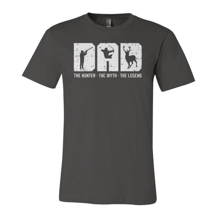Dad Hunter Myth Legend Hunting Archery Deer Hunter Jersey T-Shirt