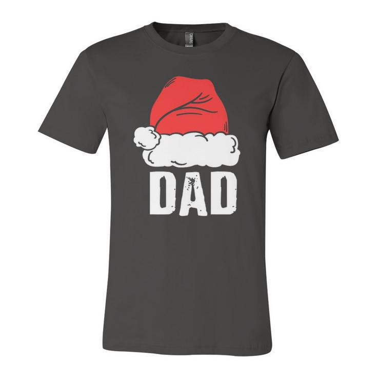 Dad Santa Christmas Matching Pajamas Papa Father Jersey T-Shirt
