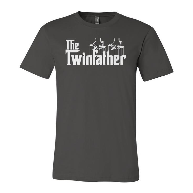 Dad Of Twins Proud Father Of Twins Classic Overachiver Jersey T-Shirt