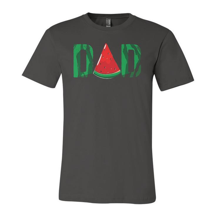 Dad Watermelon Summer Fruit Dad Fathers Day Jersey T-Shirt