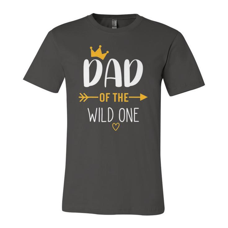 Dad Of The Wild One Fathers Day New Dad Kids For Dad Jersey T-Shirt