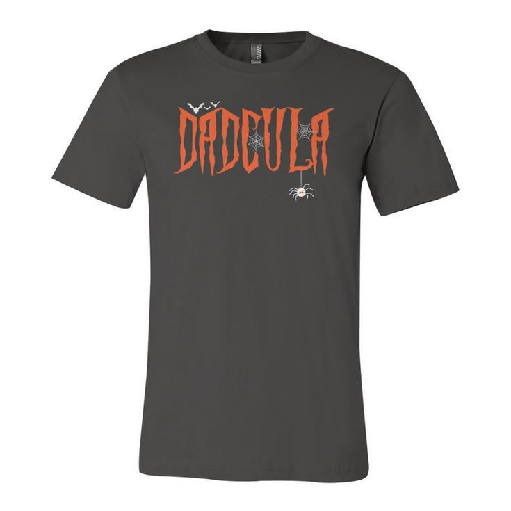 Dadcula Halloween Dad Costume Spider Webs Dracula 2021 Jersey T-Shirt
