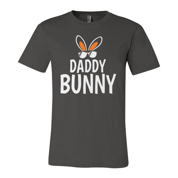 Daddy Bunny Easter And Glasses For Happy Easter Fathers Day Jersey T-Shirt