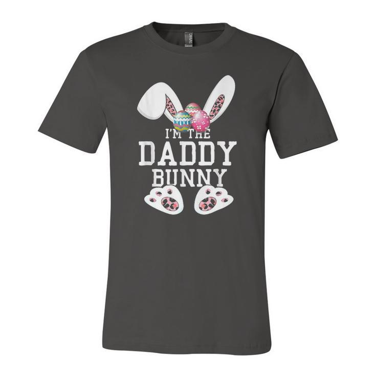The Daddy Bunny Matching Happy Easter Day Egg Dad Jersey T-Shirt