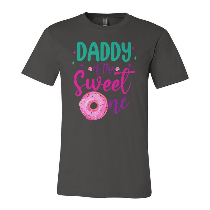 Daddy Of Sweet One 1St Birthday Party Matching Donut Jersey T-Shirt