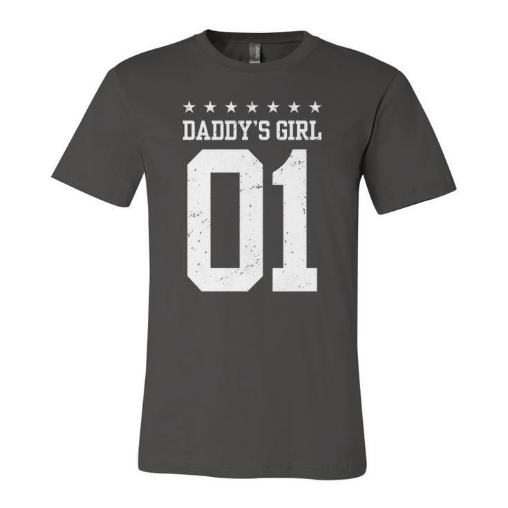 Daddys Girl 01 Matching Daughter Fathers Day Jersey T-Shirt