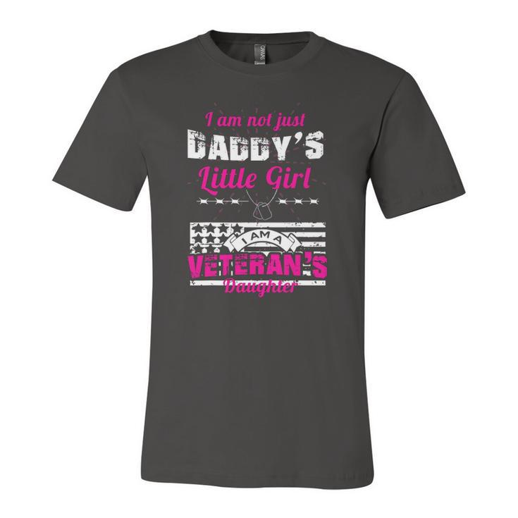 Daddys Little Girl Veterans Daughter Jersey T-Shirt