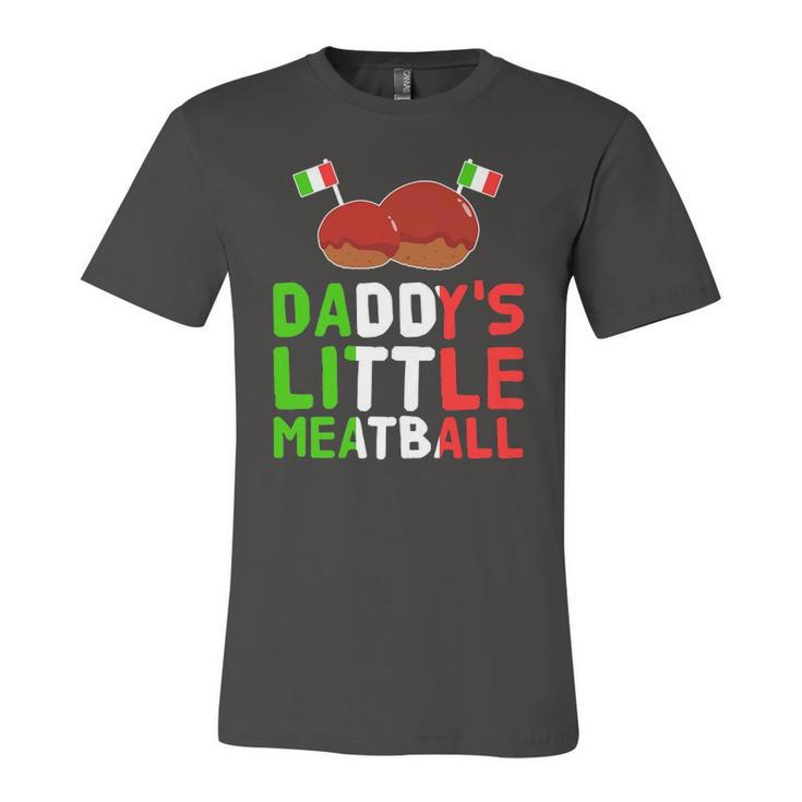 Daddys Little Meatball Proud Italian Pride Italy Jersey T-Shirt