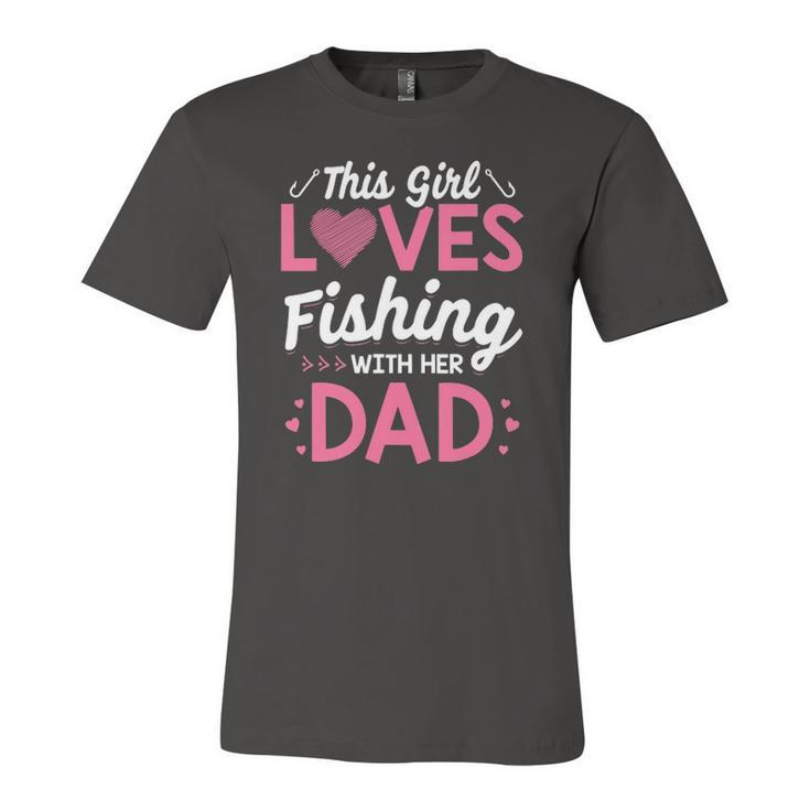 Daughter Fishing Dad Daughter Matching Fishing Jersey T-Shirt