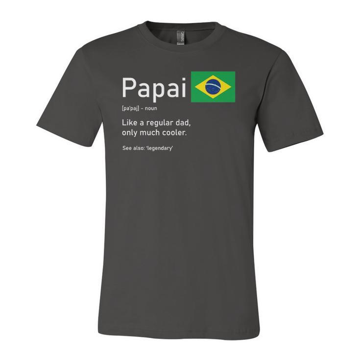 This Definition Of Papai Brazilian Father Brazil Flag Classic Jersey T-Shirt