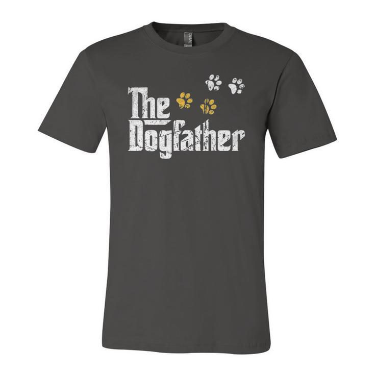 The Dogfather Dad Fathers Day Cute Idea Jersey T-Shirt