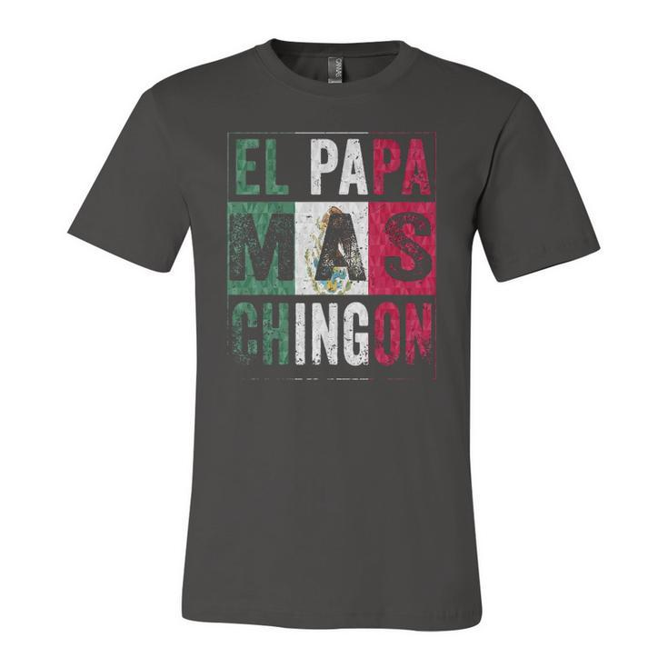 El Papa Mas Chingon Best Mexican Dad Jersey T-Shirt