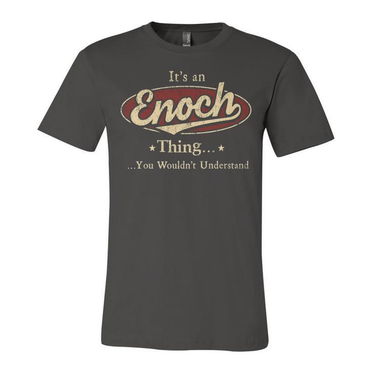 Enoch Shirt Personalized Name Gifts T Shirt Name Print T Shirts Shirts With Name Enoch Unisex Jersey Short Sleeve Crewneck Tshirt