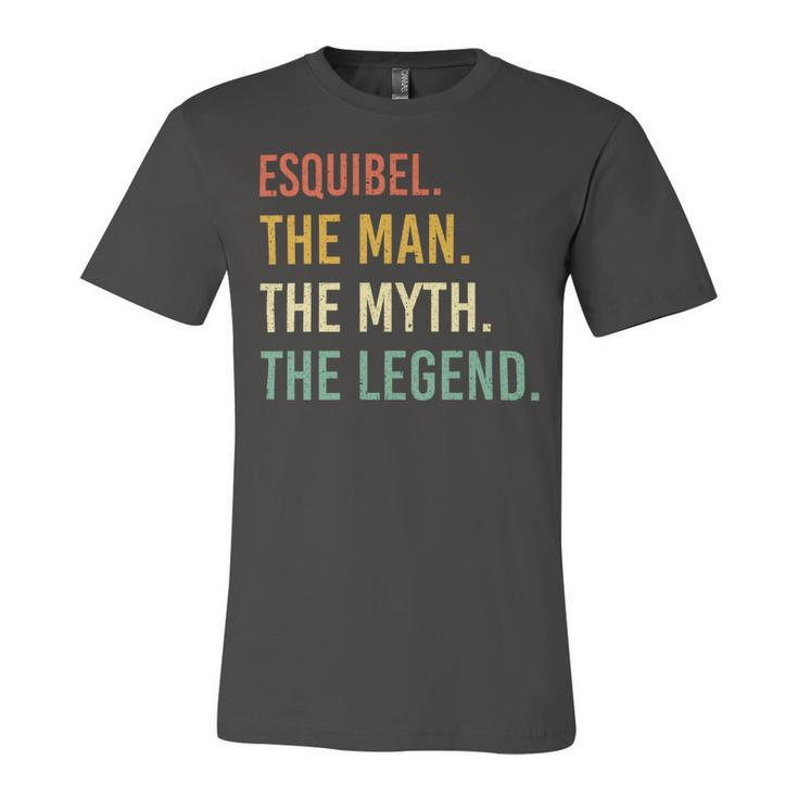 Esquibel Name Shirt Esquibel Family Name V3 Unisex Jersey Short Sleeve Crewneck Tshirt