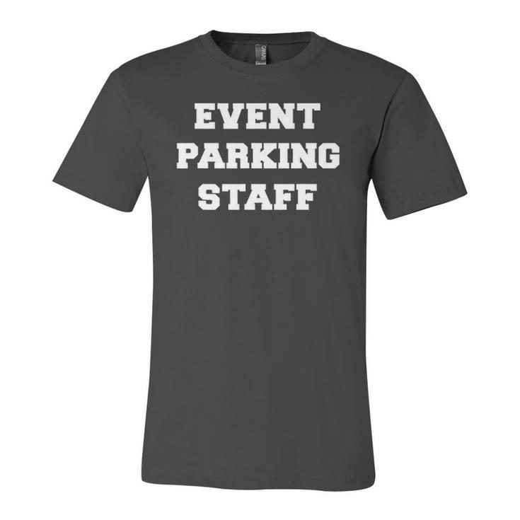 Event Parking Staff Attendant Traffic Control Jersey T-Shirt