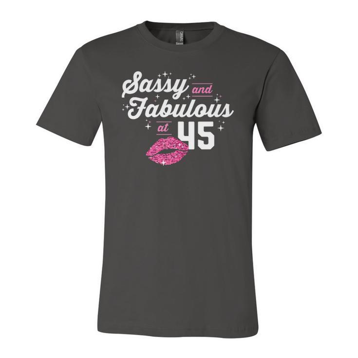 Fabulous At 45 Years Old 45Th Birthday Chapter 45 Jersey T-Shirt