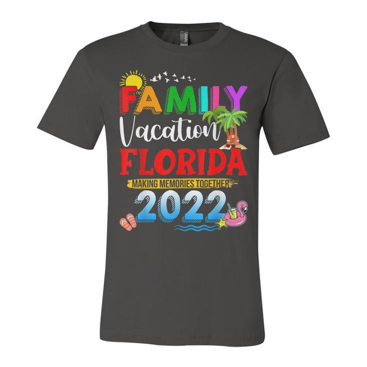 Family Vacation Florida Making Memories Together 2022 Travel  V2 Unisex Jersey Short Sleeve Crewneck Tshirt