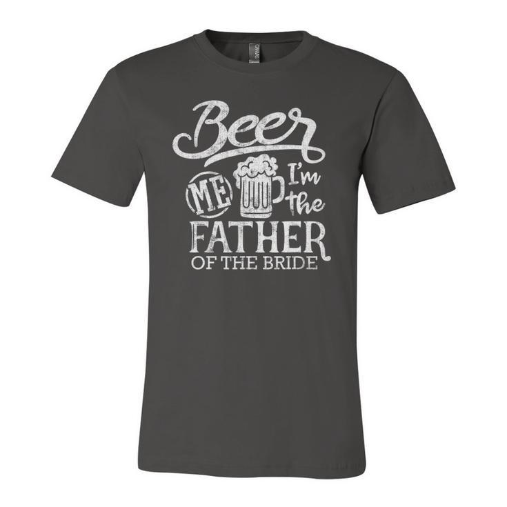 Father Of The Bride Wedding Party Proud Dad Daddy Jersey T-Shirt