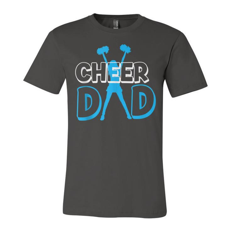 Father Cheerleading Gift From Cheerleader Daughter Cheer Dad  V3 Unisex Jersey Short Sleeve Crewneck Tshirt