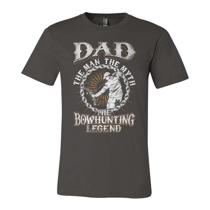 Father Grandpa Dadthe Bowhunting Legend S73 Family Dad Unisex Jersey Short Sleeve Crewneck Tshirt