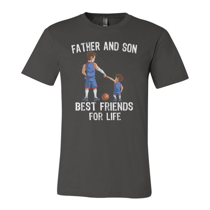 Father And Son Best Friend For Life Basketball Jersey T-Shirt