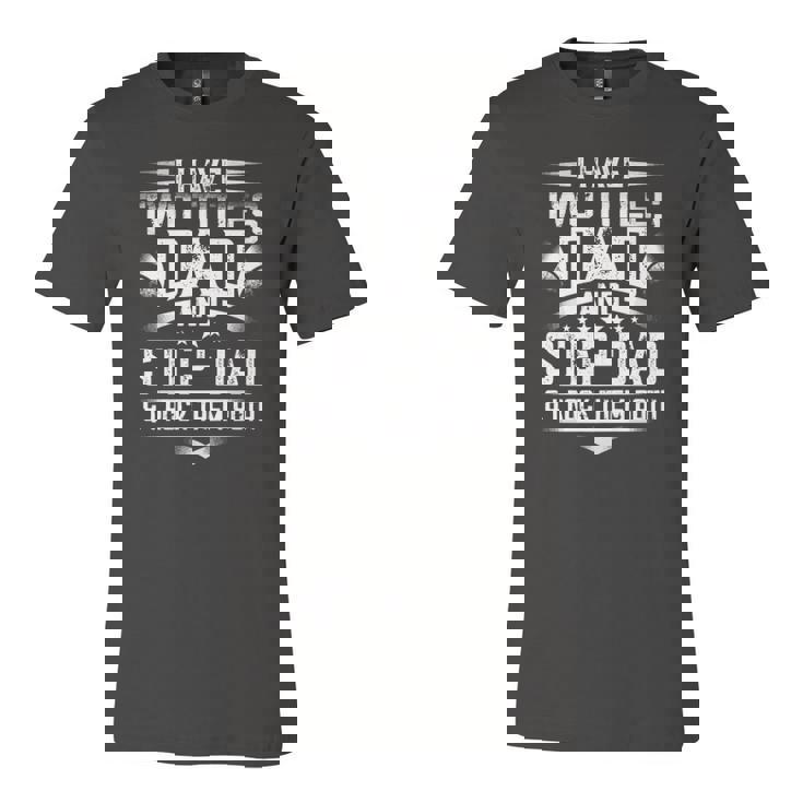 Fathers Day For Dad Best Dad And Stepdad From Wife Jersey T-Shirt