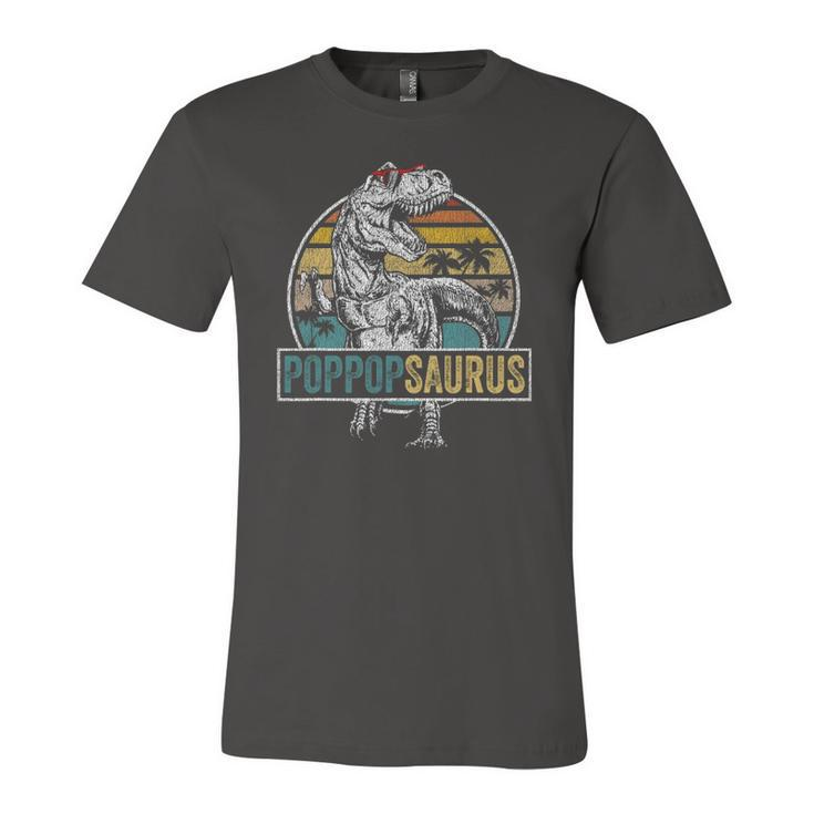 Fathers Day Poppopsaurusrex Dinosaur Poppopsaurus Jersey T-Shirt