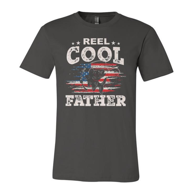 For Fathers Day Tee Fishing Reel Cool Father Jersey T-Shirt