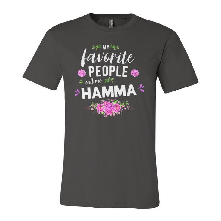 My Favorite People Call Me Hamma Grandma Jersey T-Shirt