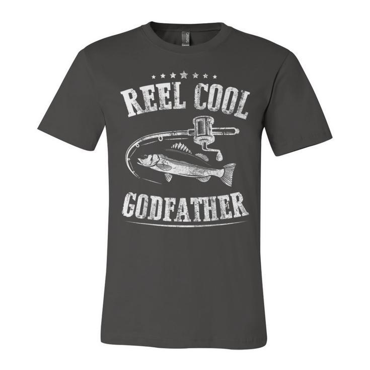 Fishing Reel Cool Godfather Unisex Jersey Short Sleeve Crewneck Tshirt