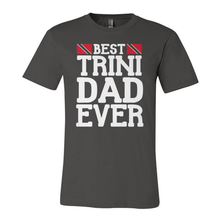 Flag Castle Best Trini Dad Ever Fathers Day Trinidad Jersey T-Shirt