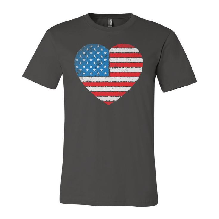 Fourth Of July 4Th July Us America Flag Kids Patriotic Jersey T-Shirt