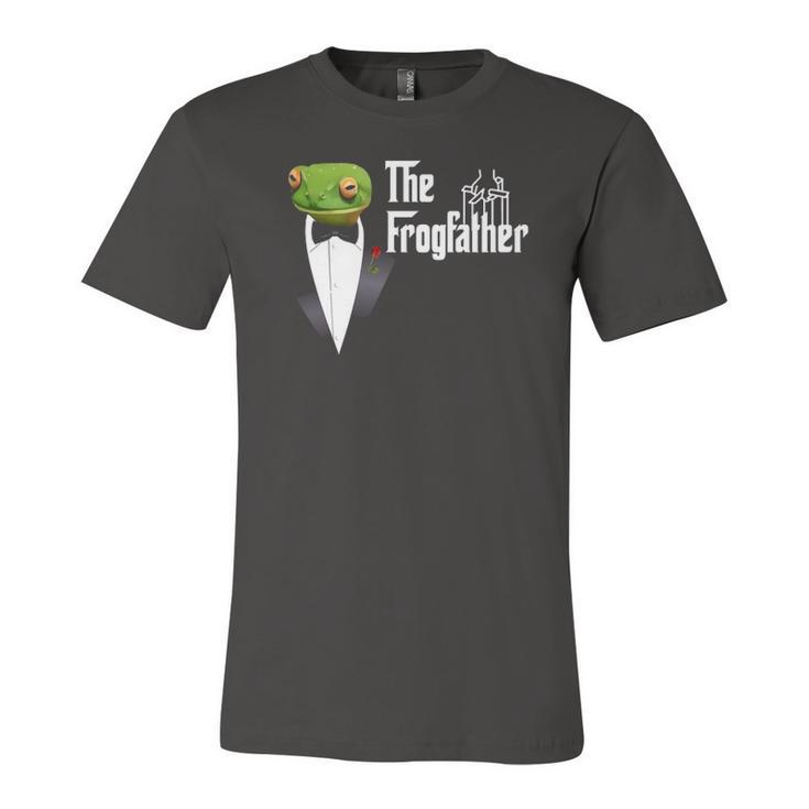 Frog Father Or Frogfather For Frogs Fan Frog Lovers Jersey T-Shirt
