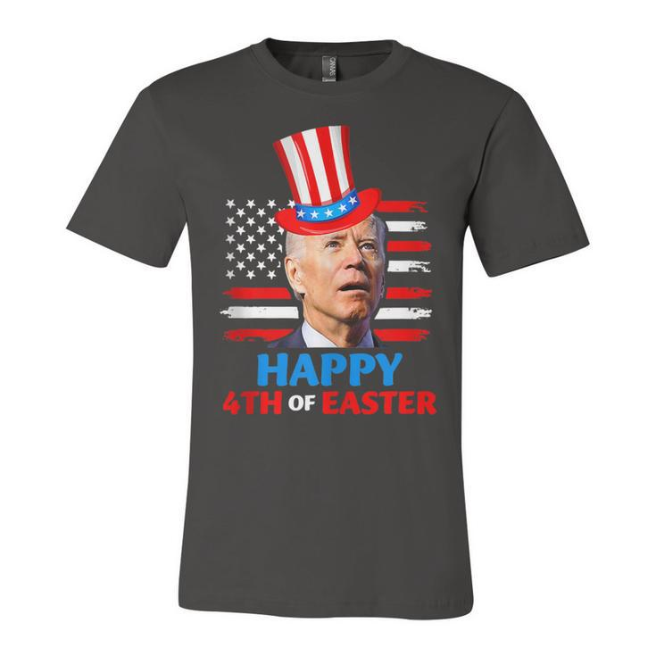 Funny Joe Biden Happy 4Th Of Easter Confused 4Th Of July  Unisex Jersey Short Sleeve Crewneck Tshirt