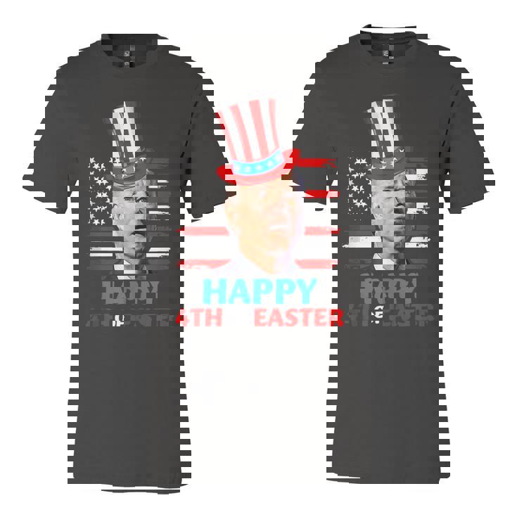 Funny Joe Biden Happy 4Th Of Easter Confused 4Th Of July  Unisex Jersey Short Sleeve Crewneck Tshirt