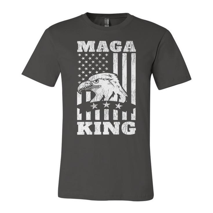 Funny Maga King Trump Supporter Gift  Maga King    Unisex Jersey Short Sleeve Crewneck Tshirt