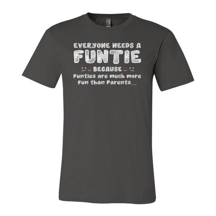 Funtie Fun Aunt Definition Tee Jersey T-Shirt