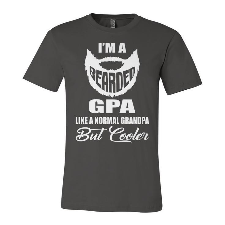 G Pa Grandpa Gift   Bearded G Pa Cooler Unisex Jersey Short Sleeve Crewneck Tshirt