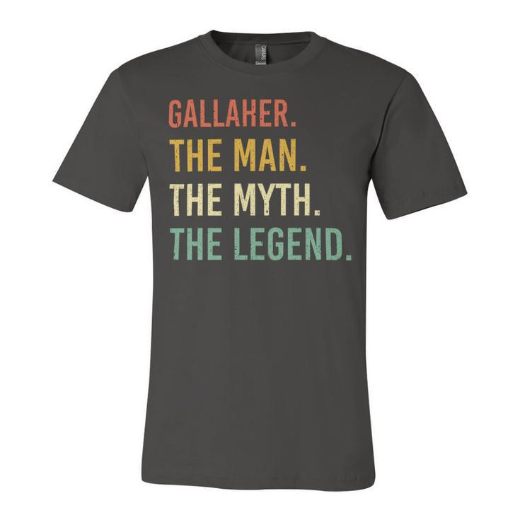 Gallaher Name Shirt Gallaher Family Name V4 Unisex Jersey Short Sleeve Crewneck Tshirt